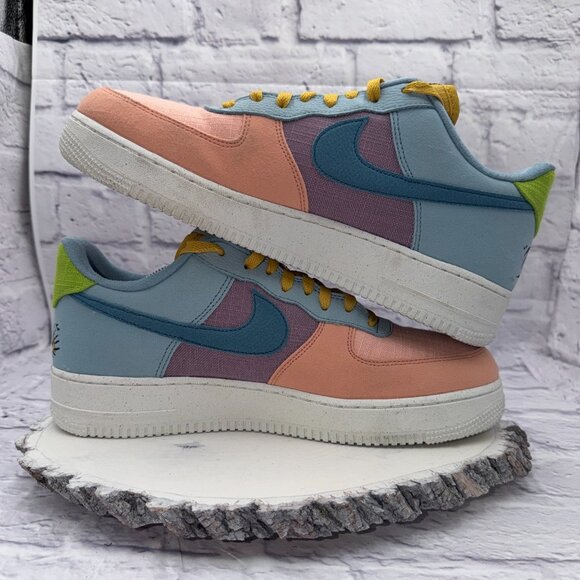 Nike Mens Size 11.5 Air Force 1 '07 LV8 Next Nature Low Sun Club Shoes Sneakers - Picture 8 of 13